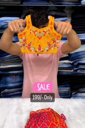 Orange Plazzo Suit For Kids On Sale