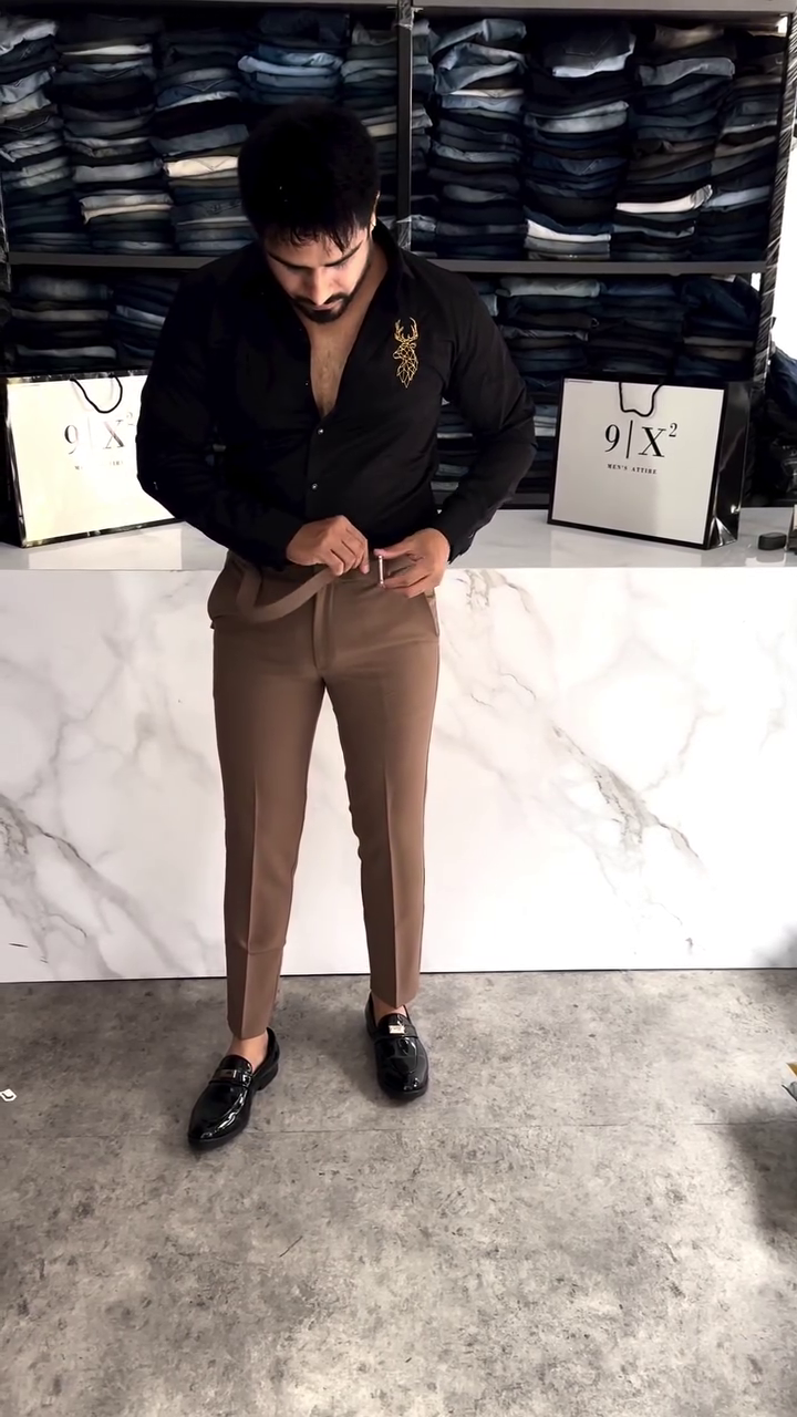 Men's Slim Fit Formal Trouser Pant