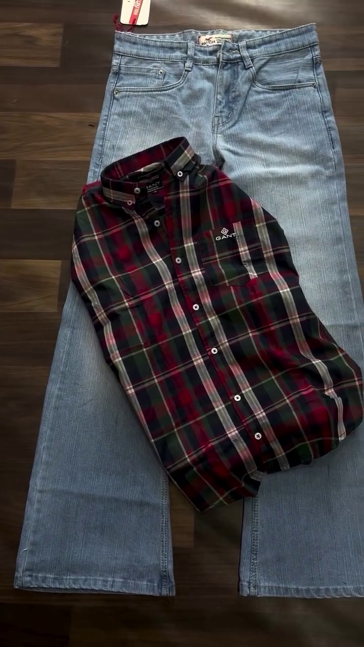 Men Green Check Full Sleeves Casual Shirt - Image 3