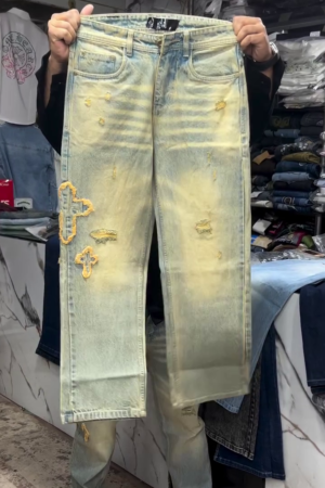 Men’s Trendy Relaxed Fit Denim Pants