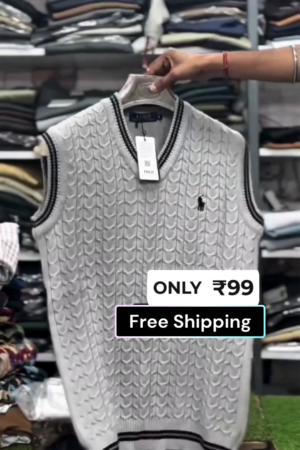 Premium Men’s Knitted Vest Top