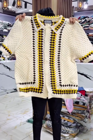 Lightweight Men’s Knitted Summer Wear Shirt