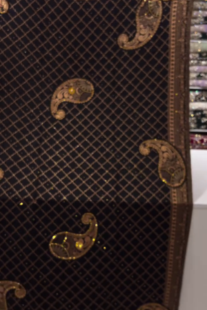 Premium Embellished Velvet Shawl with Sequins Work