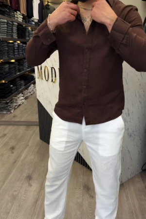 Men’s Summer Special Linen Shirt & Pant Combo