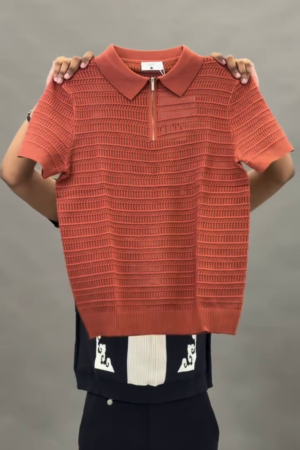 Men’s Stretchable Collar T-Shirt