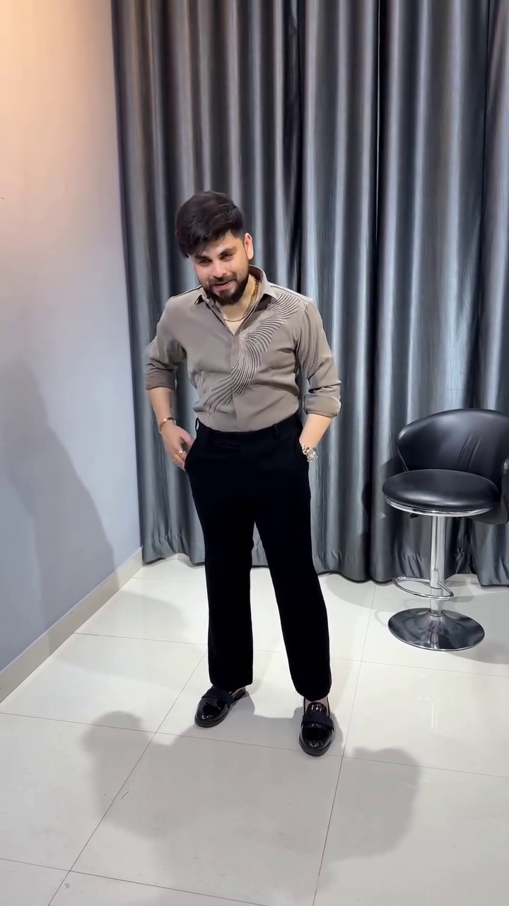 Luxury Designer Shimmer Shirt for Men’s - Image 5