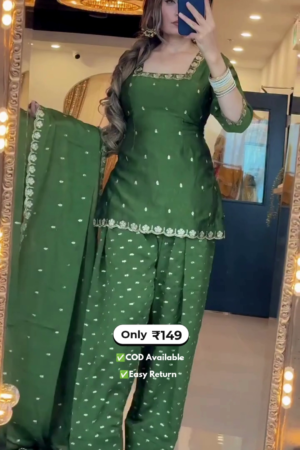 Women's Punjabi Farshi Suit with Dupatta