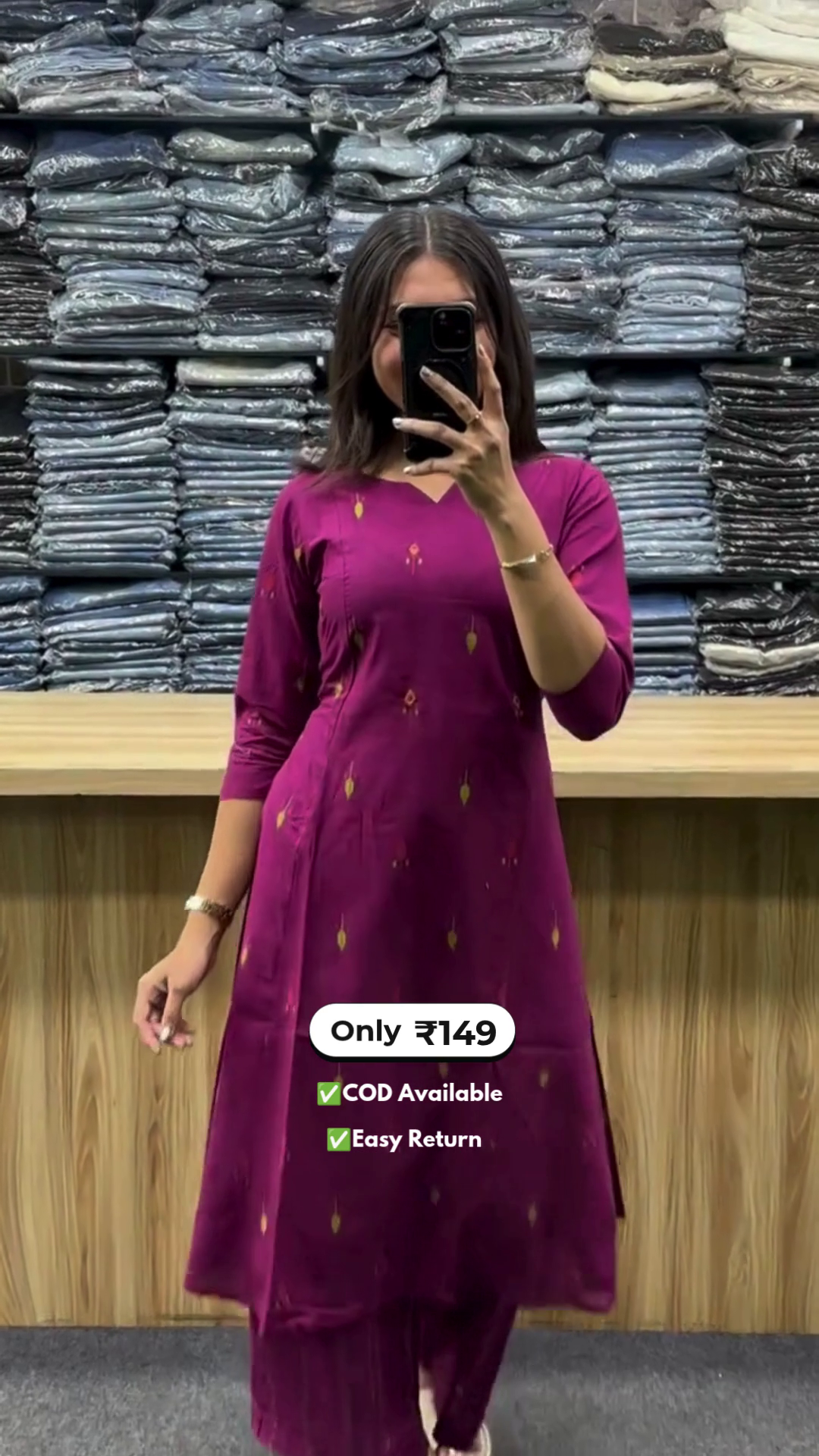 Women’s Round Long Kurti