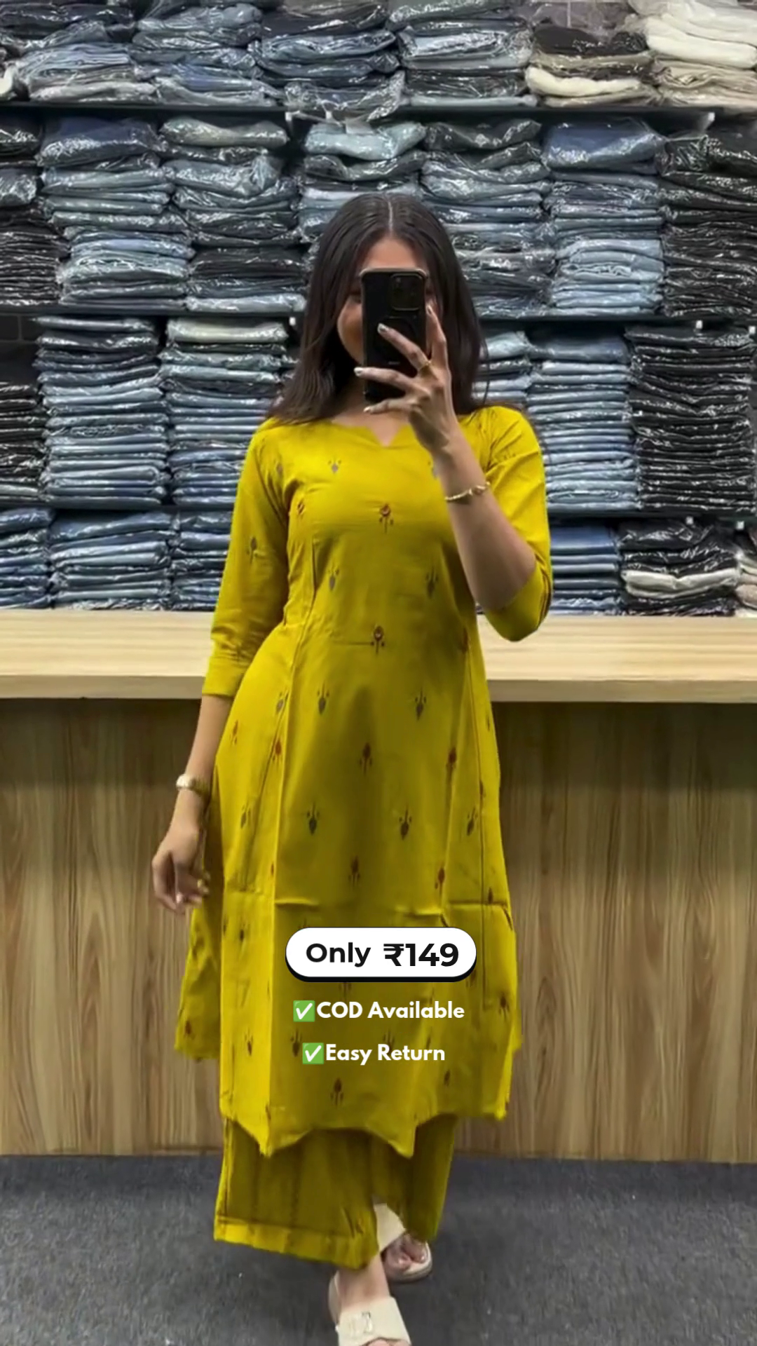 Women’s Round Long Kurti - Image 2