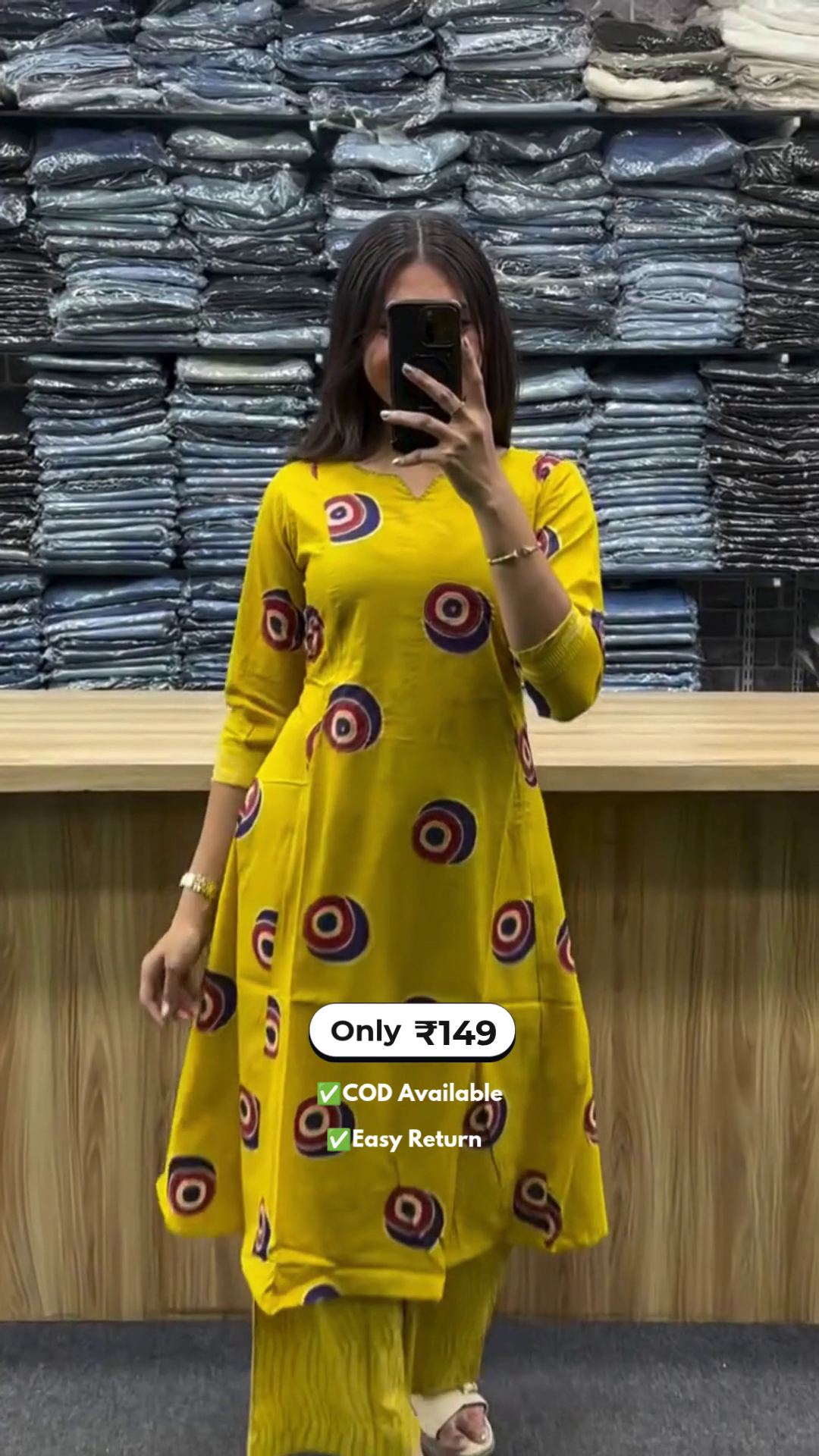 Women’s Round Long Kurti - Image 4