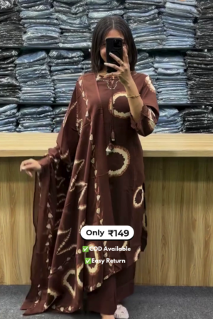 Women’s Round Kurti with Palazzo