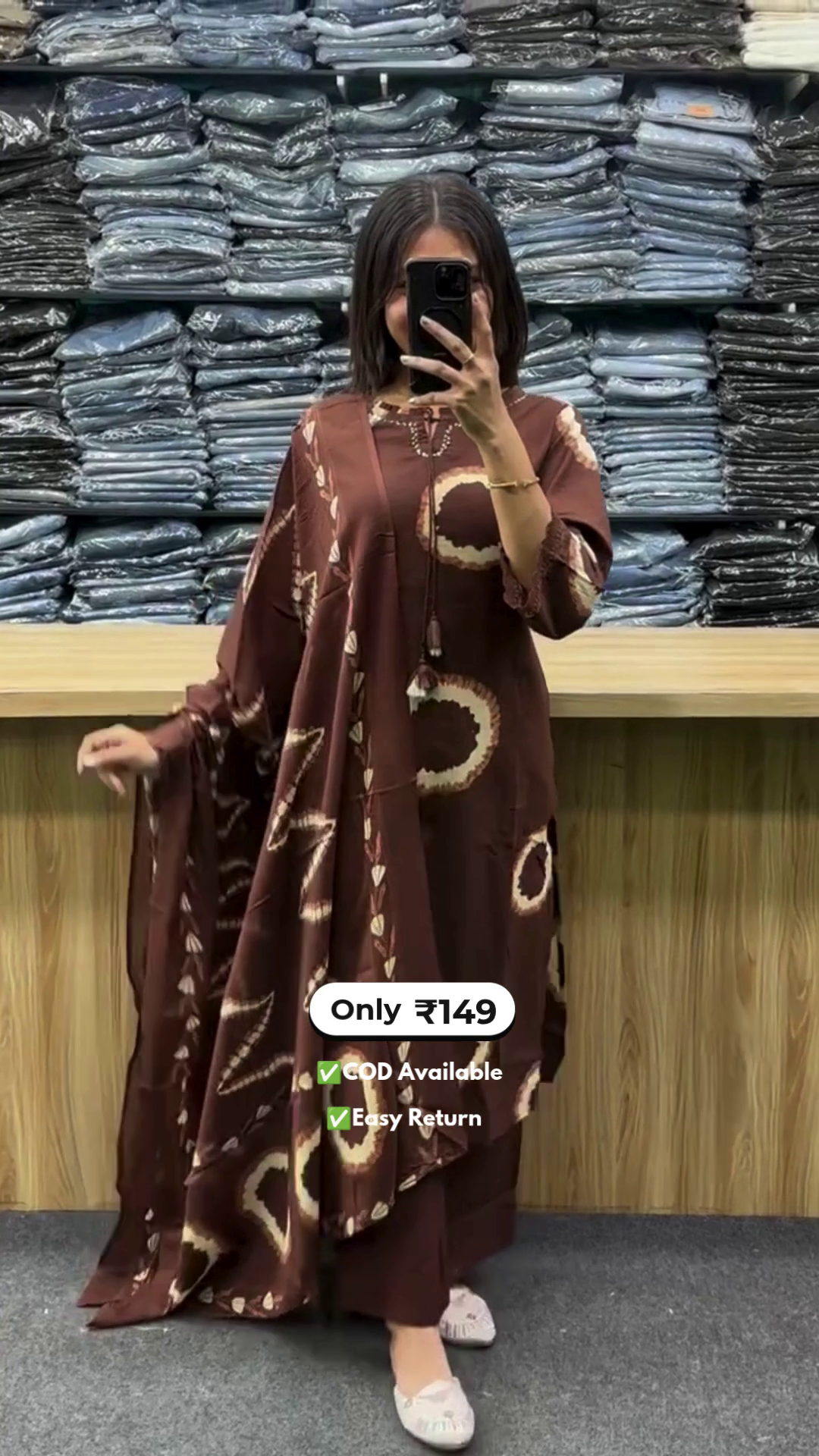 Women’s Round Kurti with Palazzo