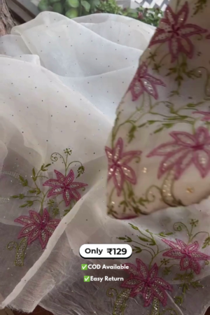 Elegant Women’s Net Kurta Set with Beautiful Work